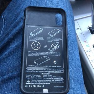 RoHS XDL-602 iPhone X Xs Battery Case Qi Wireless Charging Compatible charger